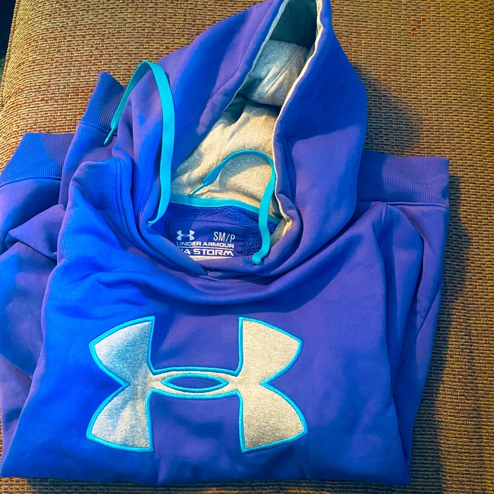 Purple underarmour pullover